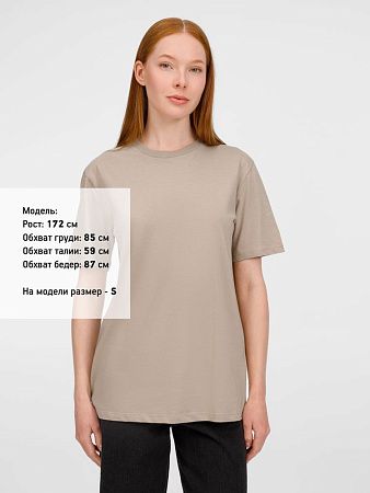 Футболка унисекс Legend, серо-бежевая, размер XS
