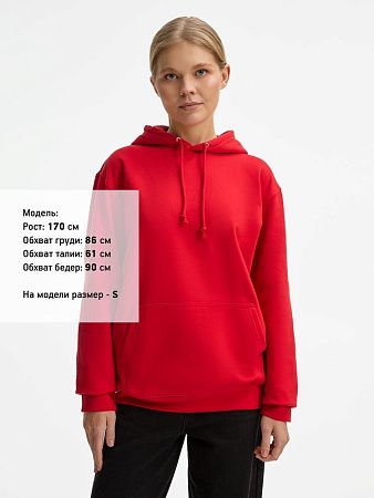 Худи унисекс Condor, красное, размер XL