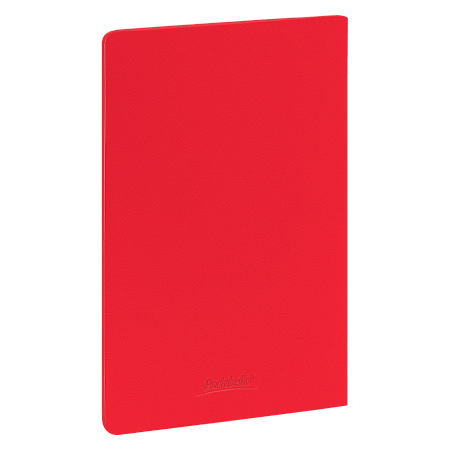Блокнот Corsa slim, красный