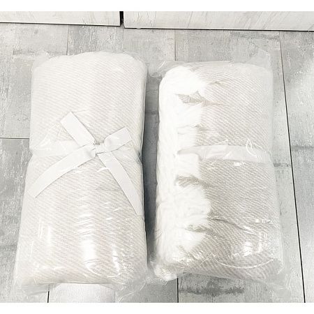 Плед акриловый SUPER SOFT NATURE, белый