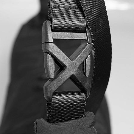 Сумка нейлоновая Messenger Bag Comfort Travel, чёрная