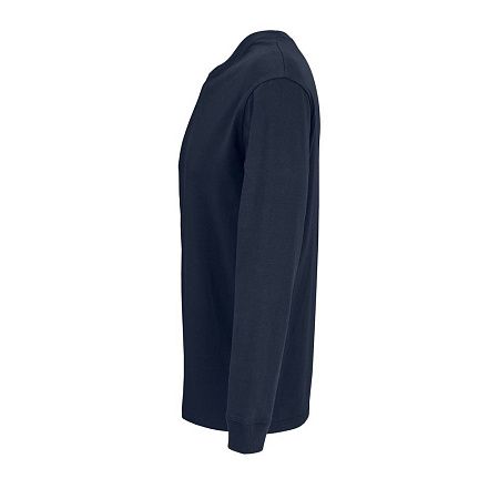 Футболка унисекс с длинным рукавом Pioneer LSL, темно-синяя, размер M