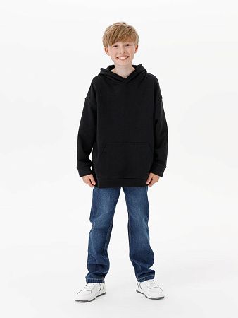 Худи детское оверсайз Houdini, черное, размер 6 лет (106-116 см)