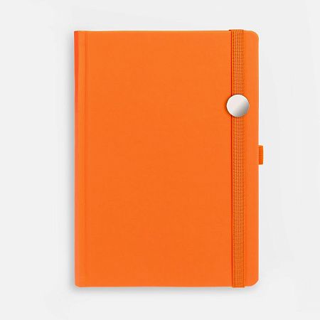 Ежедневник Favor Metal, недатированный, оранжевый