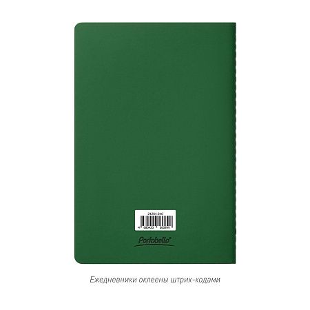 Блокнот Alpha slim, зеленый