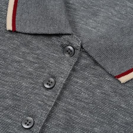 Рубашка поло женская Paname Women, черный меланж, размер M