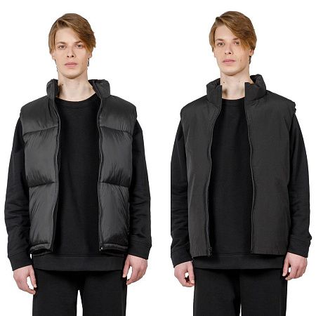 Жилет двусторонний V2, черный, размер XS/S