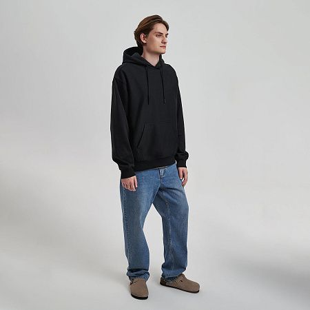 Худи релакс унисекс ADVENTURE, черный, размер 3XL/4XL