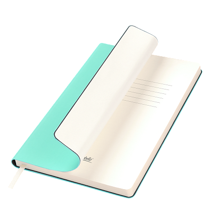 Ежедневник Spark недатированный, мятный (без упаковки, без стикера, с серой подложкой)