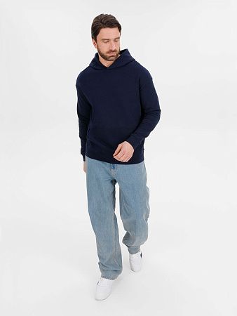 Худи оверсайз унисекс Outshine, темно-синее, размер M/L