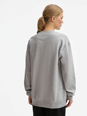 Свитшот унисекс Columbia, серый меланж, размер L
