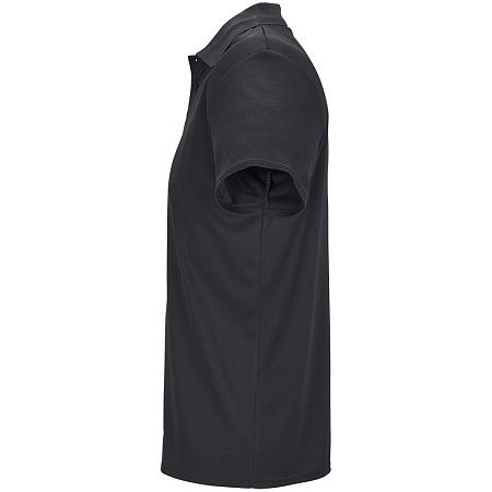 Рубашка поло унисекс Pitcher, черная, размер XS