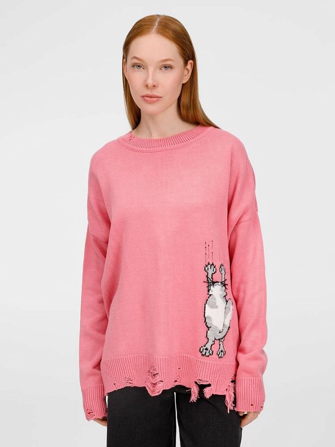 Джемпер Sharpick, розовый (фламинго), размер L/XL