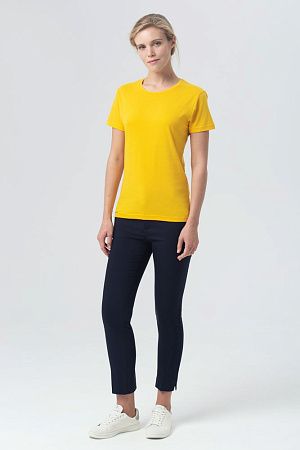 Футболка женская Miss 150, желтая, размер L