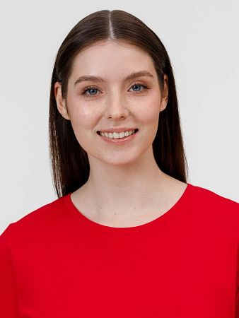 Футболка женская E150, оранжевая, размер M