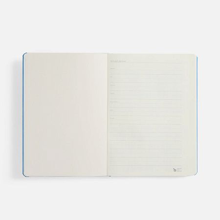 Ежедневник Urban Metal, недатированный, голубой