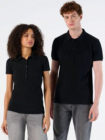 Рубашка поло мужская Phoenix Men, черная, размер S