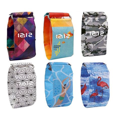 Часы бумажные