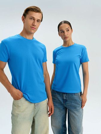 Футболка унисекс Regent 150, ярко-бирюзовая, размер XXS