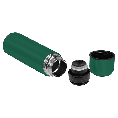 Термос вакуумный стальной Optimus  двухстеночный 500 мл, зеленый