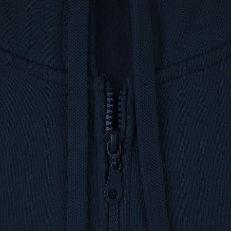 Толстовка на молнии с капюшоном Siverga Heavy 2.0, темно-синяя, размер XS