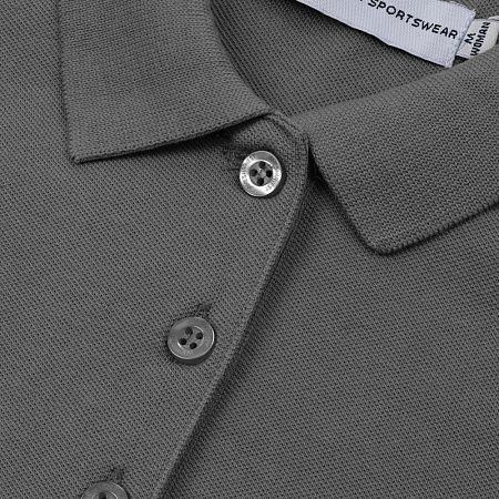 Рубашка поло женская Neptune, темно-серая, размер S