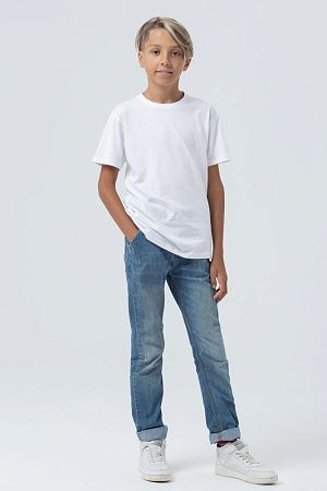 Футболка детская Regent Fit Kids, белая, размер 4 года (96-104 см)