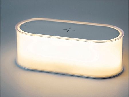 Ночник с беспроводной зарядкой и RGB подсветкой «Miracle», 15 Вт