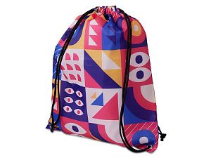 Рюкзак-мешок с возможностью полноцветной печати, цвет: многоцветный