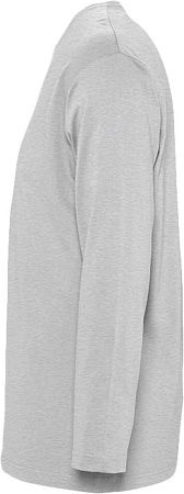 Футболка с длинным рукавом Monarch 150, серый меланж, размер S