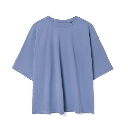 Футболка унисекс оверсайз Street Vibes, синяя (лавандовая), размер XL/2XL