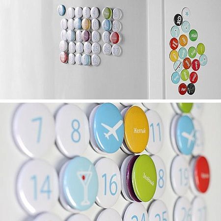 Вечный календарь на магнитах