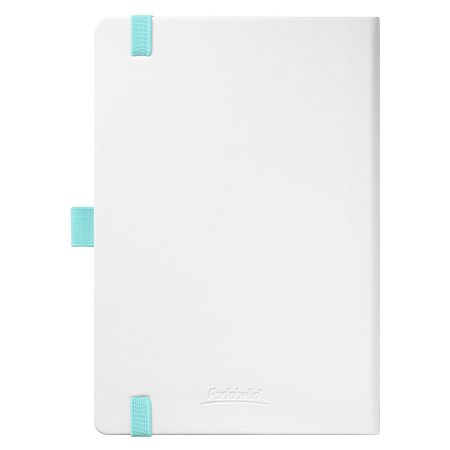 Ежедневник Arctic недатированный, белый/бирюзовый