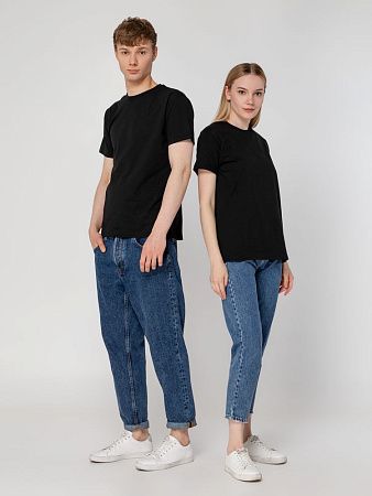 Футболка унисекс T-Bolka 160, черная, размер XXL