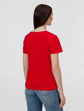 Футболка женская E150, оранжевая, размер M