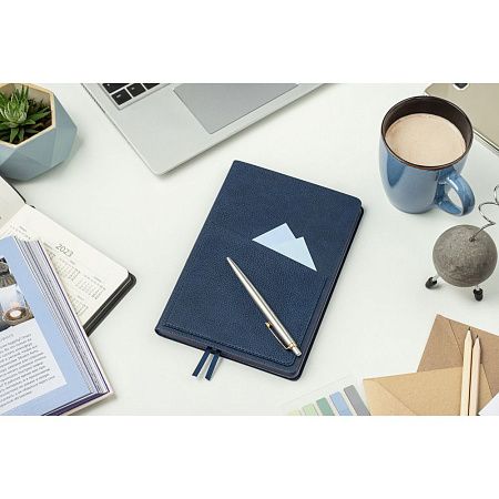 Ежедневник Flexy Smart Style Lafite A5, темно-синий, недатированный, в гибкой обложке