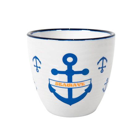 Чайник и чайная пара SEAWAVE  в упаковке, 200мл и 500мл, фарфор