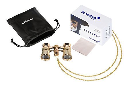 Театральный бинокль Broadway 325B, золотистый