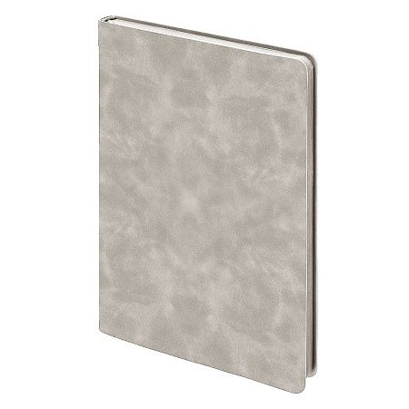 Ежедневник Flexy Luba А5, светло-серый, недатированный, в гибкой обложке