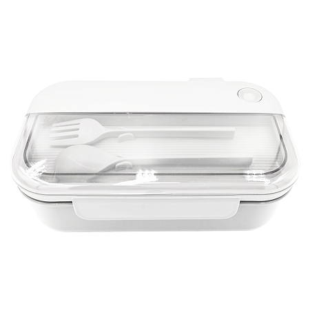 Герметичный контейнер для еды (ланч бокс)  BON VOYAGE, пластиковый, белый, 1100 мл.