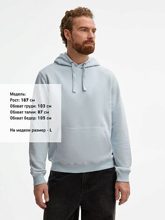 Толстовка унисекс Spencer, голубая, размер XL