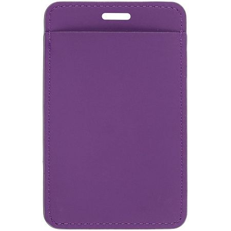 Чехол для пропуска Shall Simple, фиолетовый