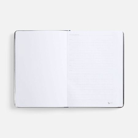 Ежедневник Metal Frame на заказ, датированный, синий