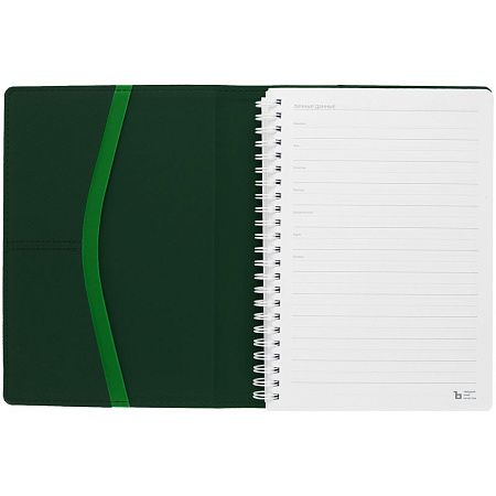 Ежедневник Spring Touch, недатированный, зеленый