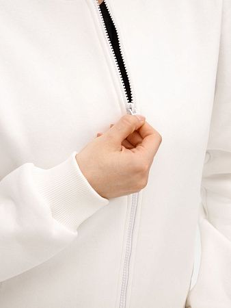 Бомбер унисекс Estado, молочно-белый, размер M