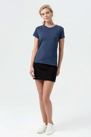 Футболка женская Regent Fit Women, синий меланж, размер XL