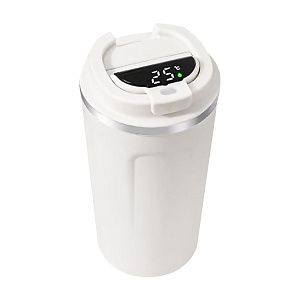 Термокружка Moon с дисплеем, 380мл, темно-зеленая