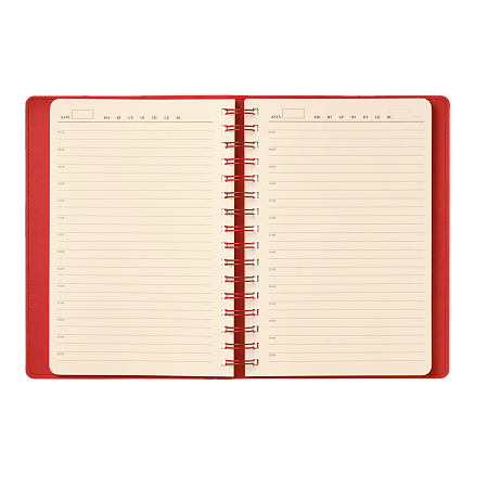 Ежедневник Vista недатированный, оранжевый/коричневый