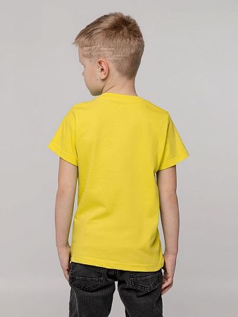 Футболка детская T-Bolka Kids, желтая, размер 8 лет (118-128 см)
