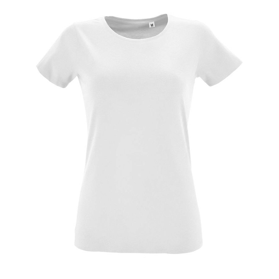 Футболка женская Regent Fit Women, черный меланж под нанесение